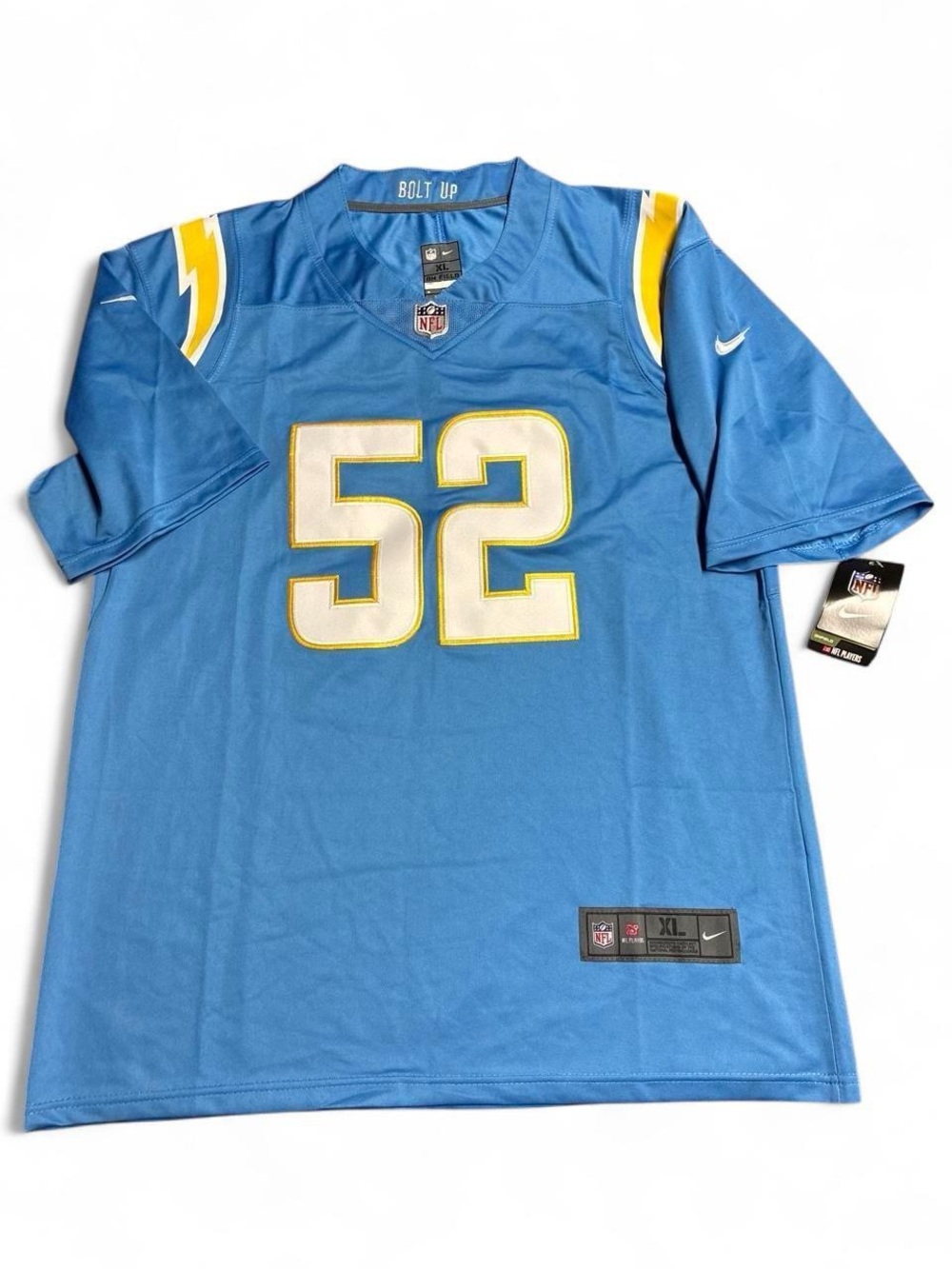 Nike Los Angeles Chargers Khalil Mack #52 NFL Jersey Men’s XL On Field Blue